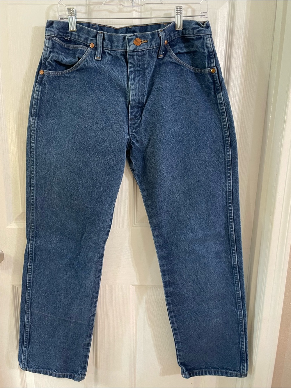 Wrangler Men's Straight-Leg Indigo Jeans